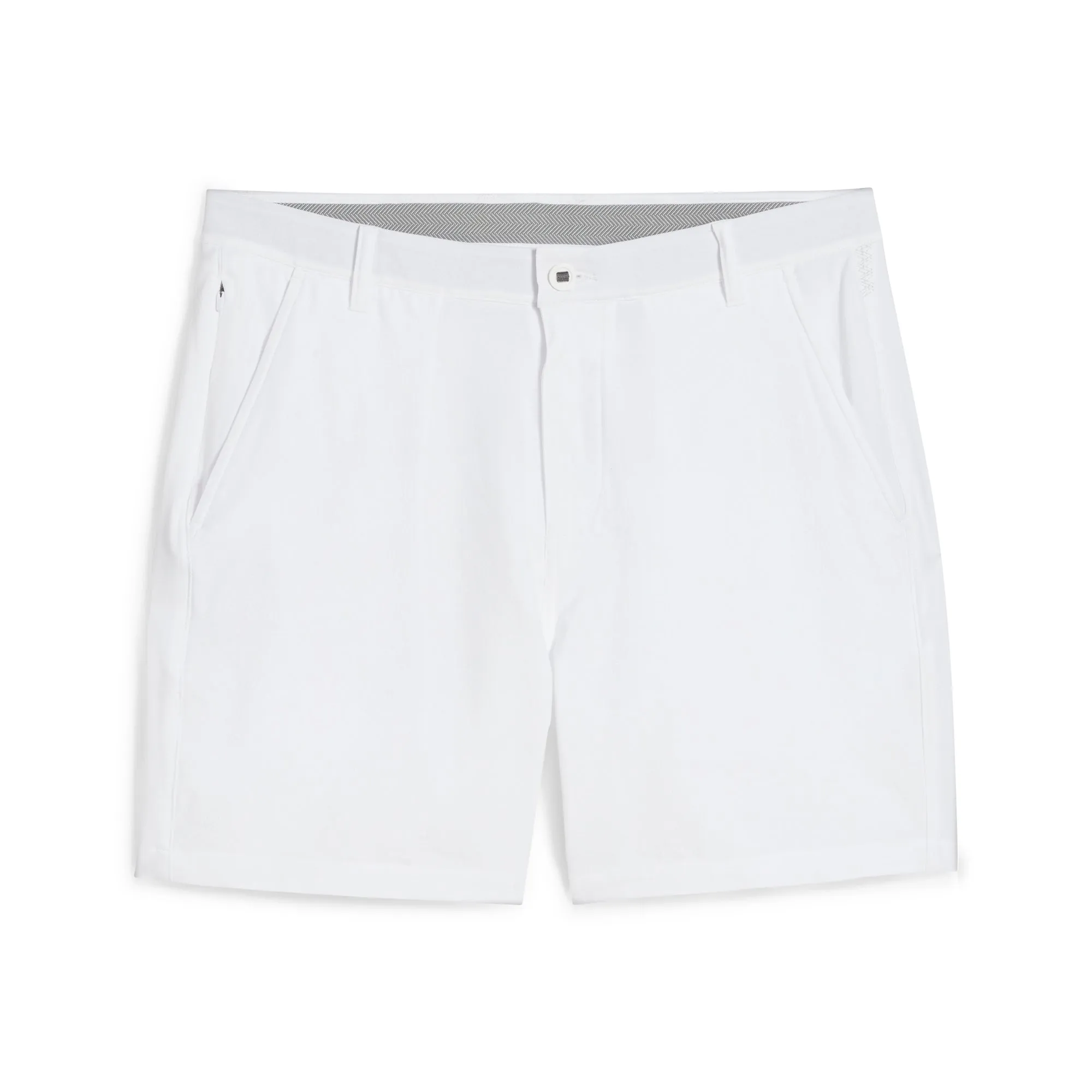 101 Solid 7 Golf Shorts | White Glow