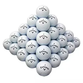 36 Callaway Mix White Golf Balls - Recycled 5A/4A