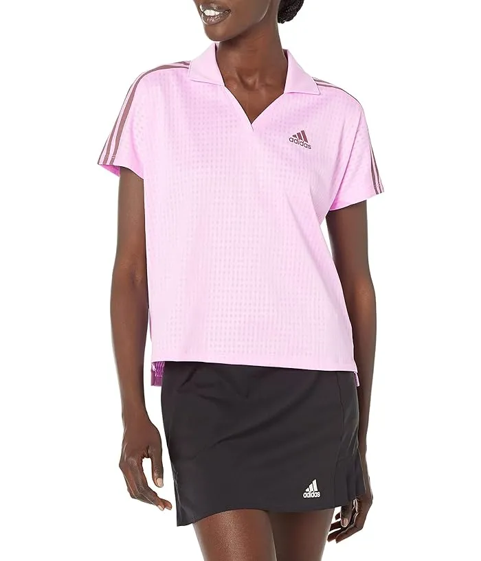 adidas Golf Plus Size 3-Stripe Polo Shirt Women's