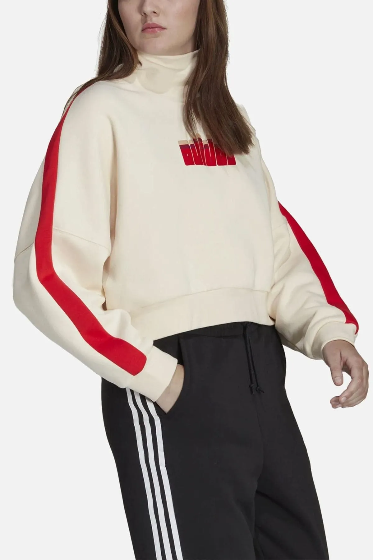 ADIDAS ORIGINALS Ski Chic Sweatshirt - White