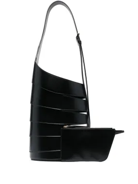 Alaia    Alaia Babel Leather Shoulder Bag