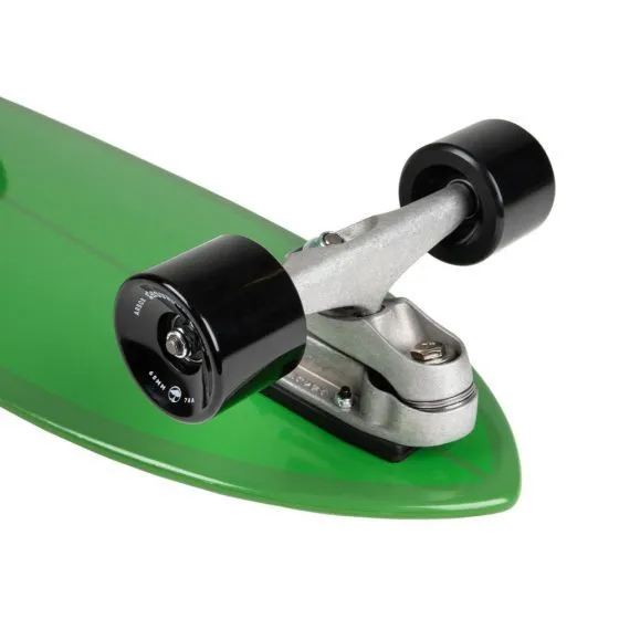 Arbor C7 Surfskate Black Rose MFG Complete Skateboard - Green