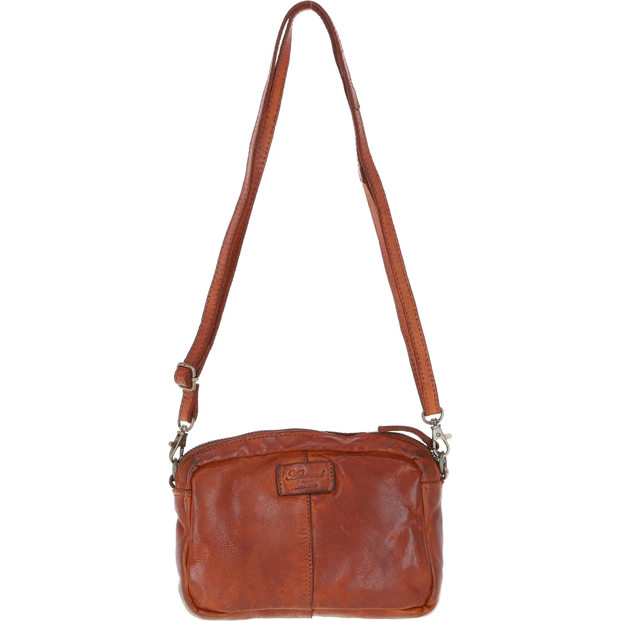 Ashwood Vintage Cross Body Bag Tan: D-98