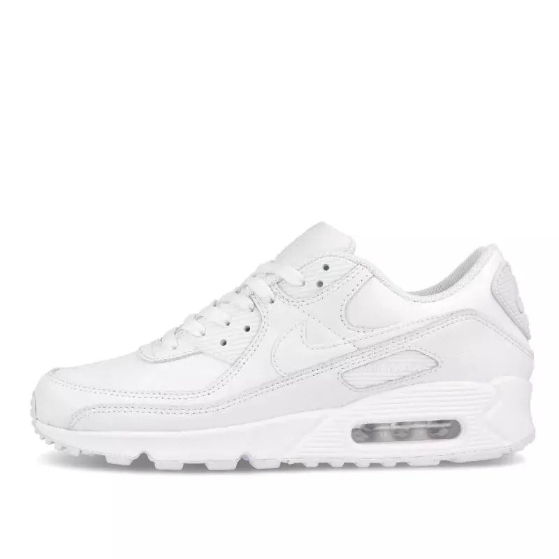 Baskets Nike Air Max 90 Lth - Blanc - Homme