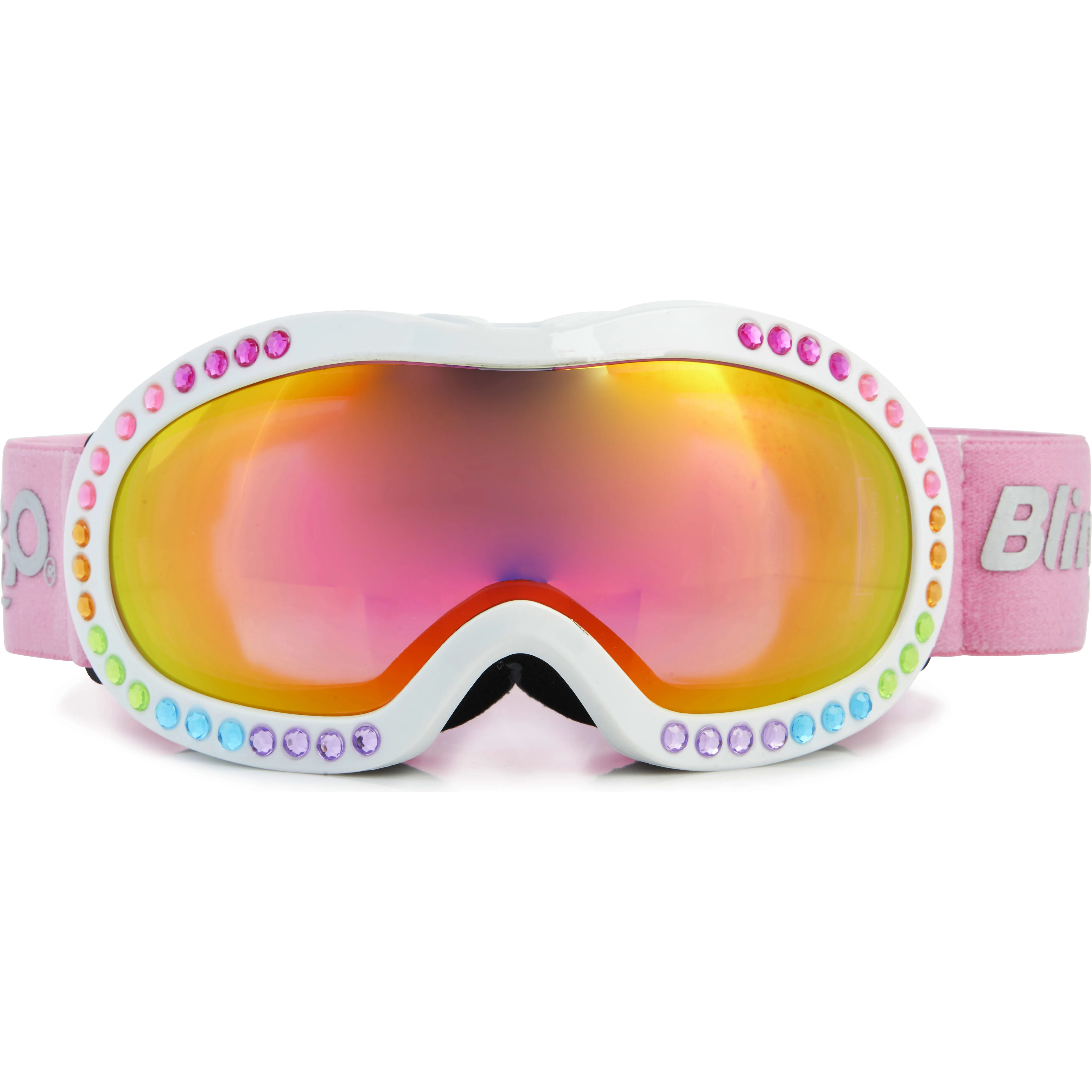 Bling2O Rainbow Rhinestone Ski Goggle