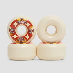 Bones Retros V5 Sidecut 103A STF Skateboard Wheels White 53mm