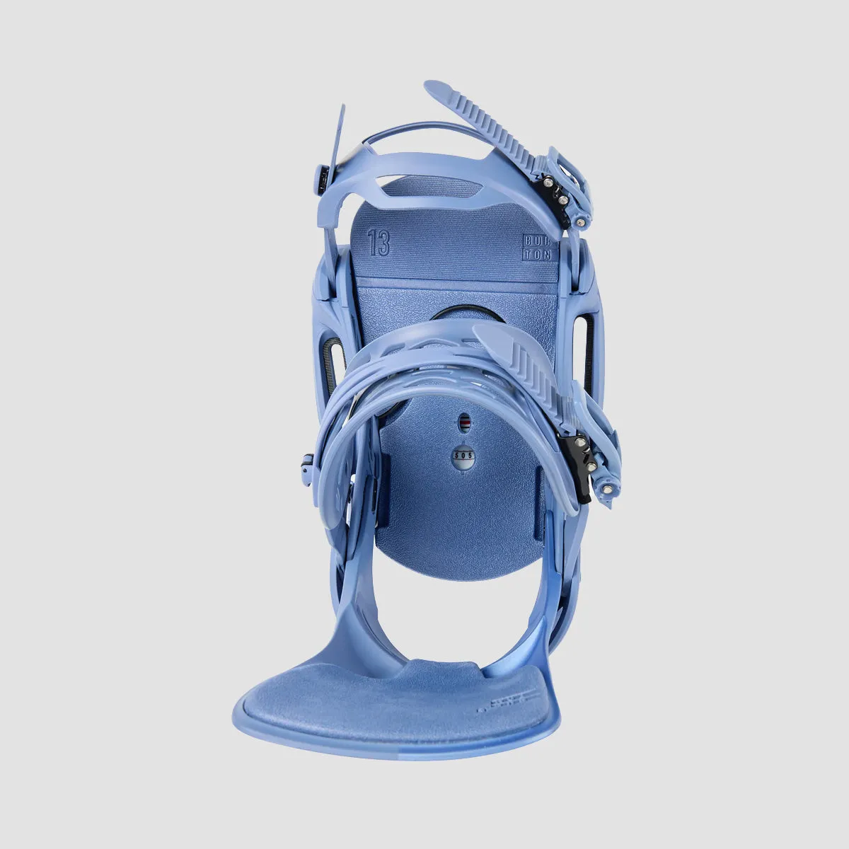 Burton Cartel EST Snowboard Bindings Slate Blue/Logo