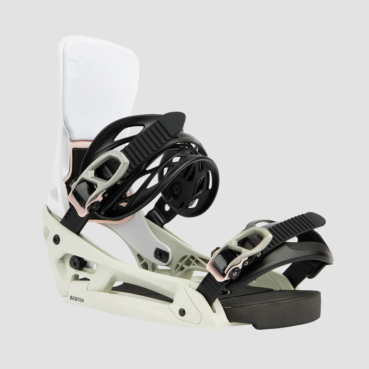 Burton Cartel X EST Snowboard Bindings White/Grey/Logo