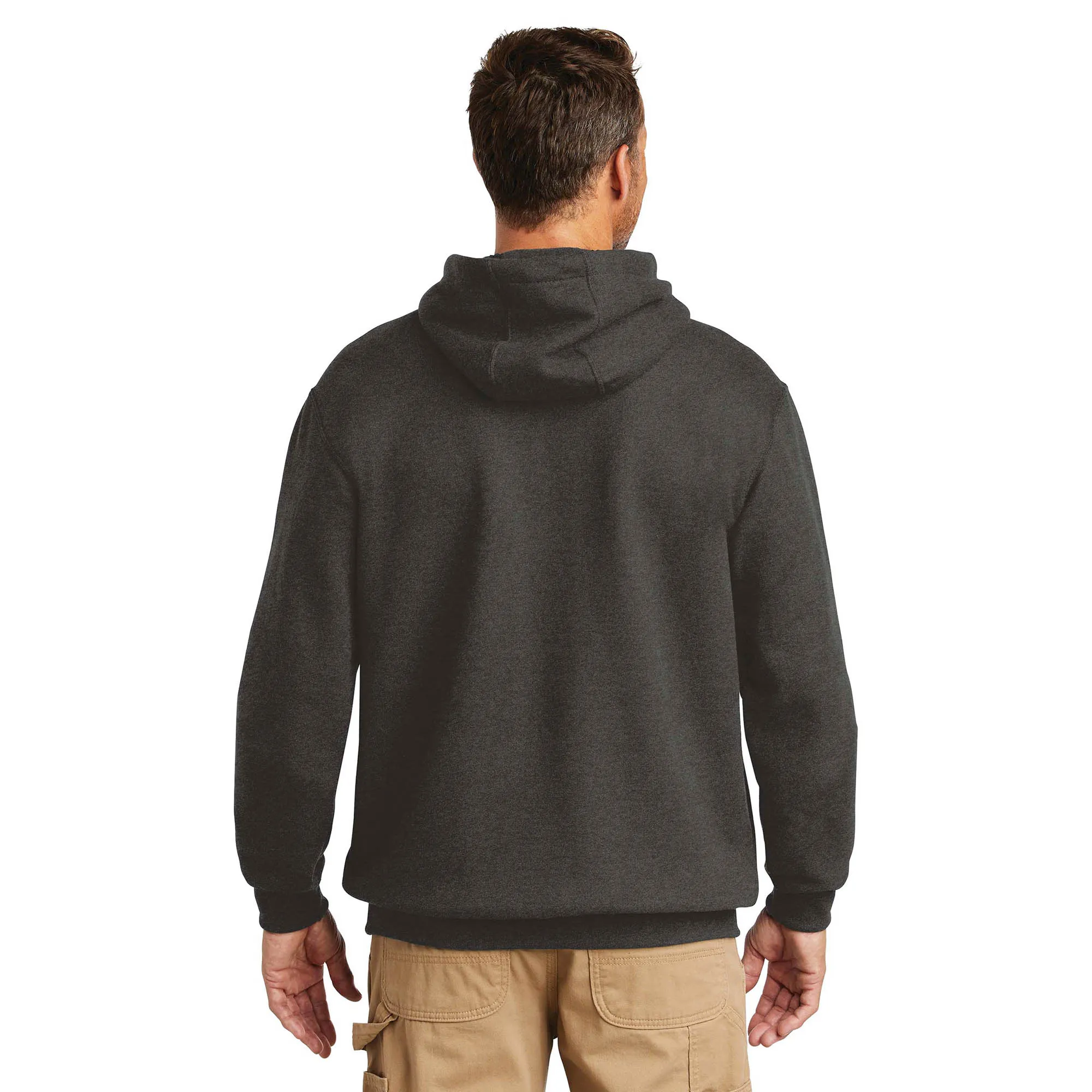 Carhartt K121 Hooded Pullover Midweight Sweatshirt - Carbon Heather