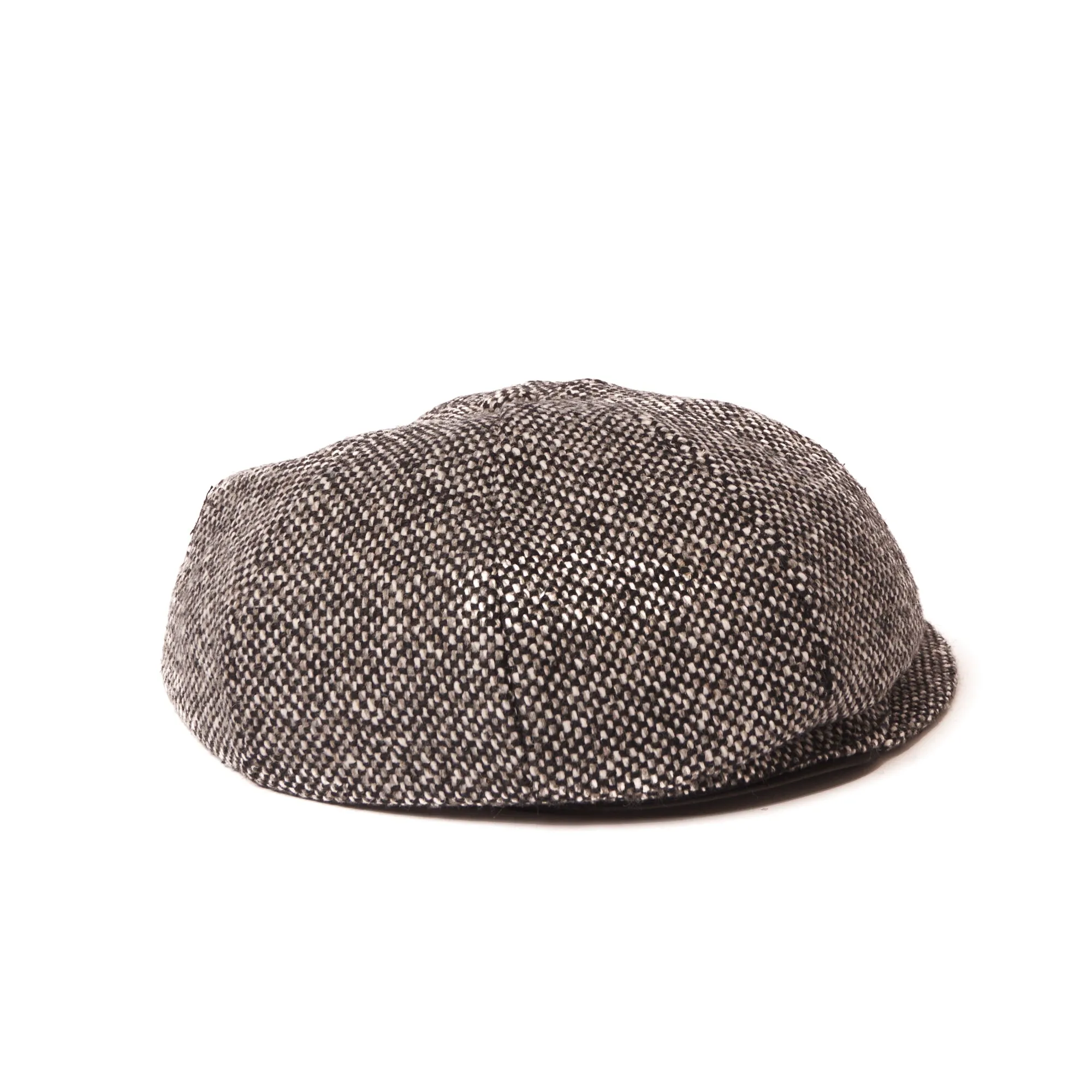 Crown Cap 1-235P Wool News Boy Cap - Salt & Pepper