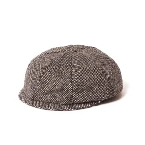 Crown Cap 1-235P Wool News Boy Cap - Salt & Pepper