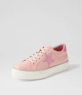 DJANGO & JULIETTE Fonno Pink Patent Lizard Sneakers