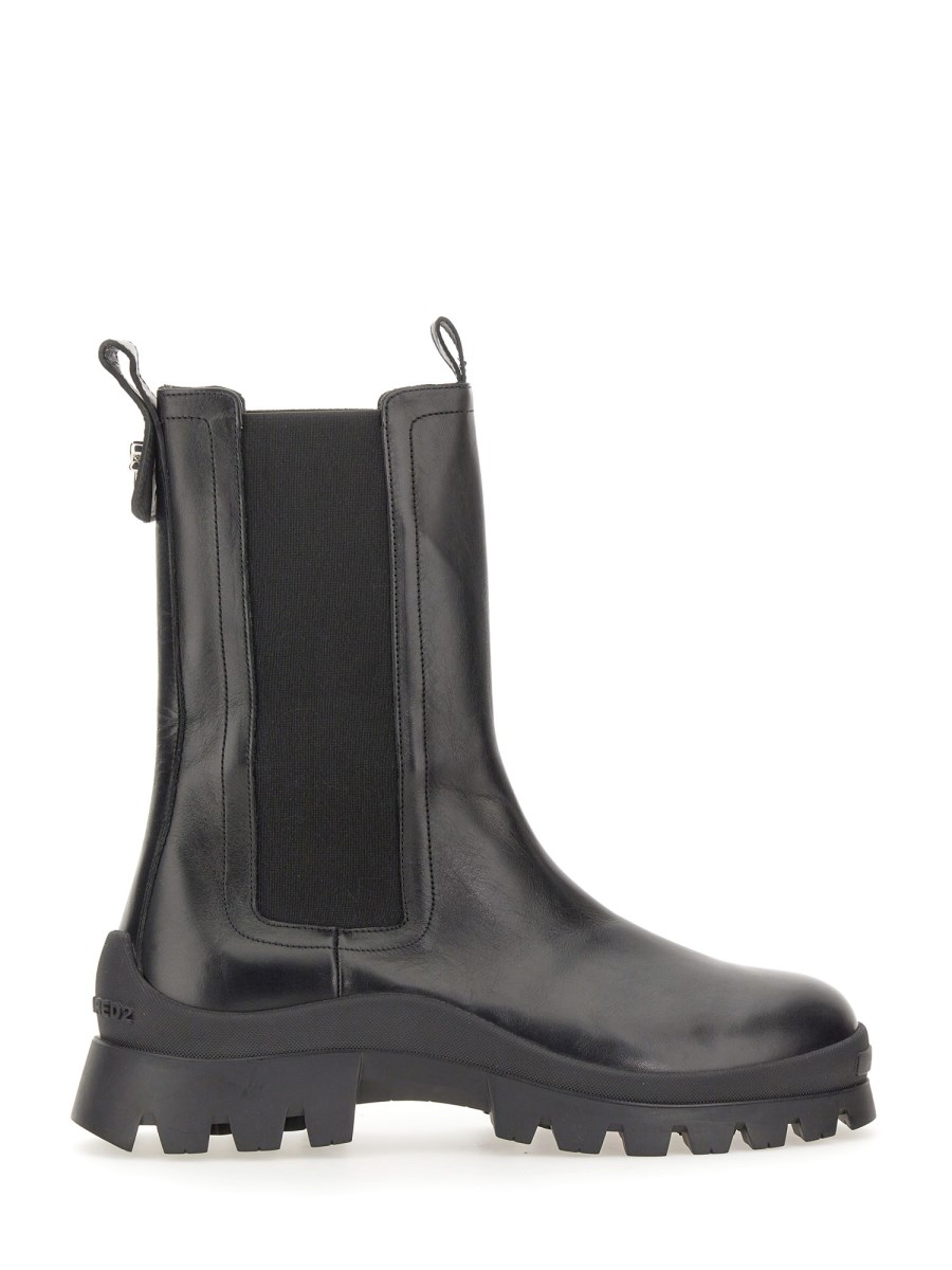 DSQUARED    LEATHER BOOT