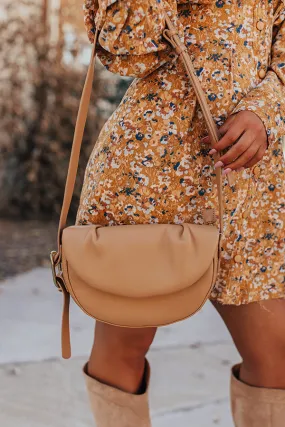 Early Start Faux Leather Crossbody In Tan