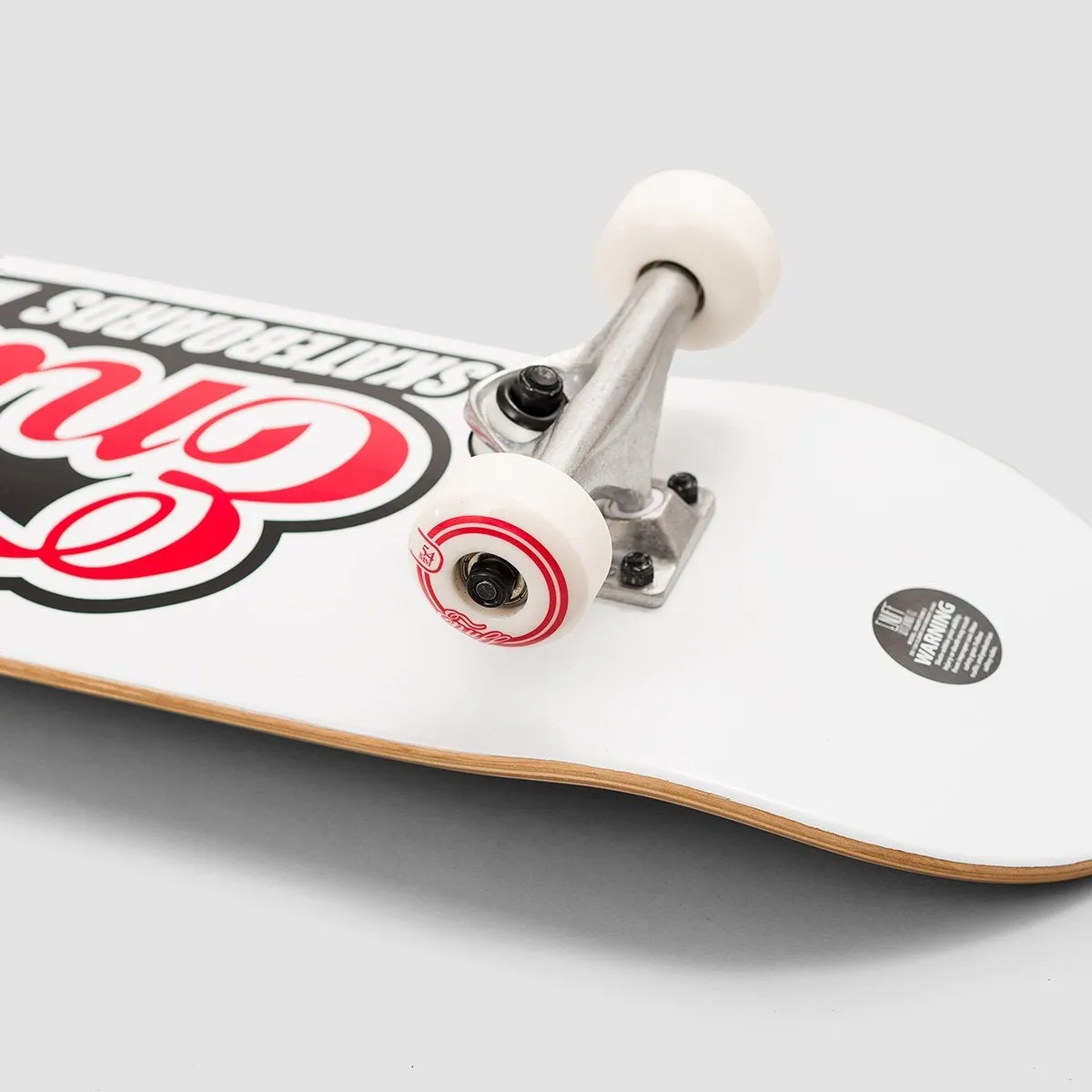 Enuff Classic Logo Skateboard White - 7.75"