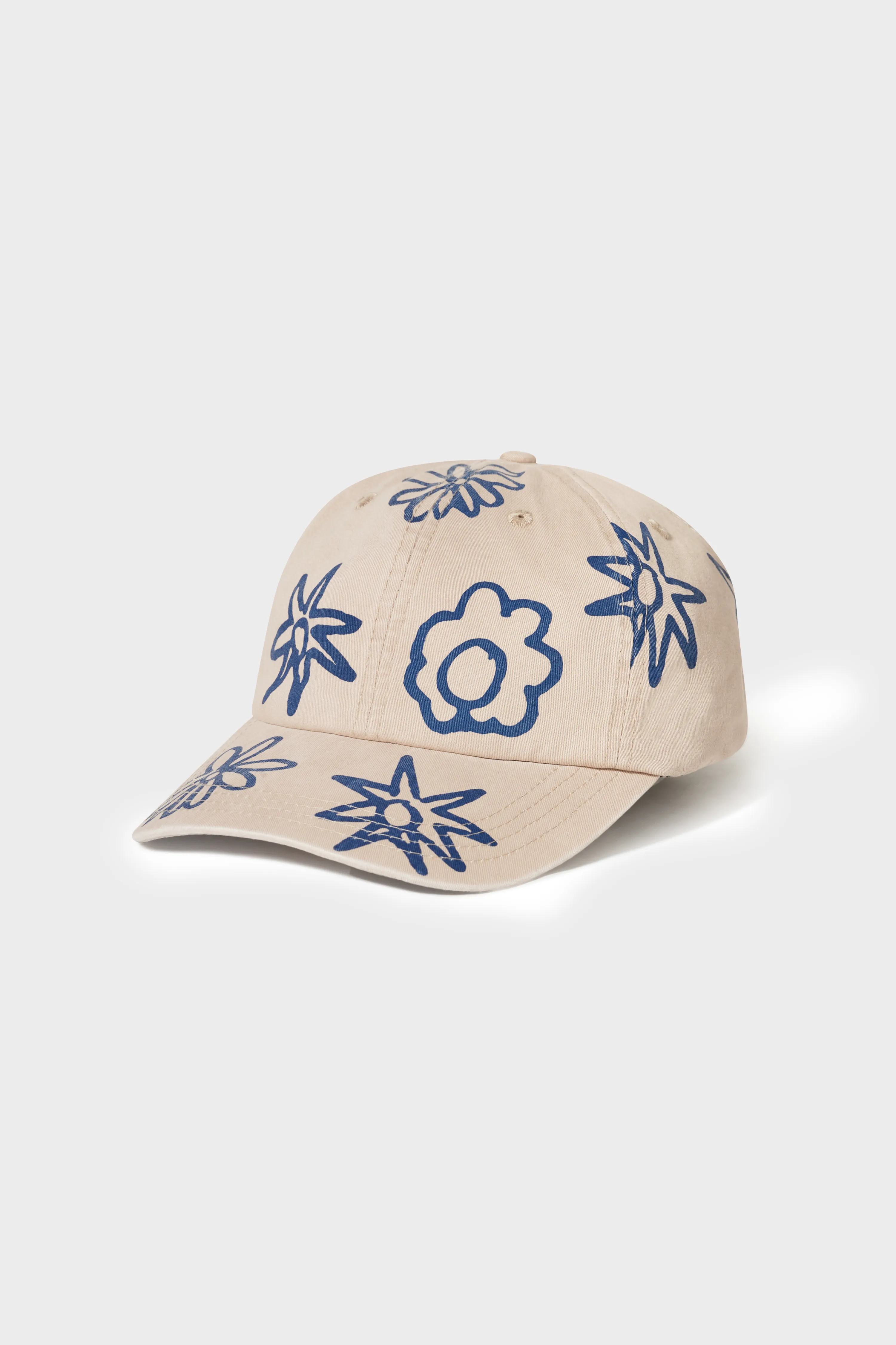 Flowers 6 Panel Cap