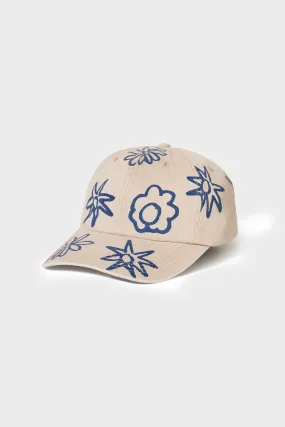 Flowers 6 Panel Cap