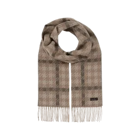 Fraas Houndstooth Cashmink Scarf