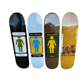 Girl Skateboards 30th Anniversary Reissue Deck Set of 4