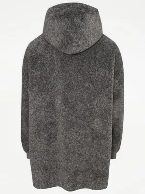 Grey Fleece Snuggle Hoodie | Men | George at ASDA