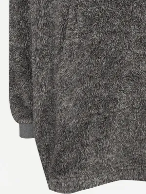 Grey Fleece Snuggle Hoodie | Men | George at ASDA