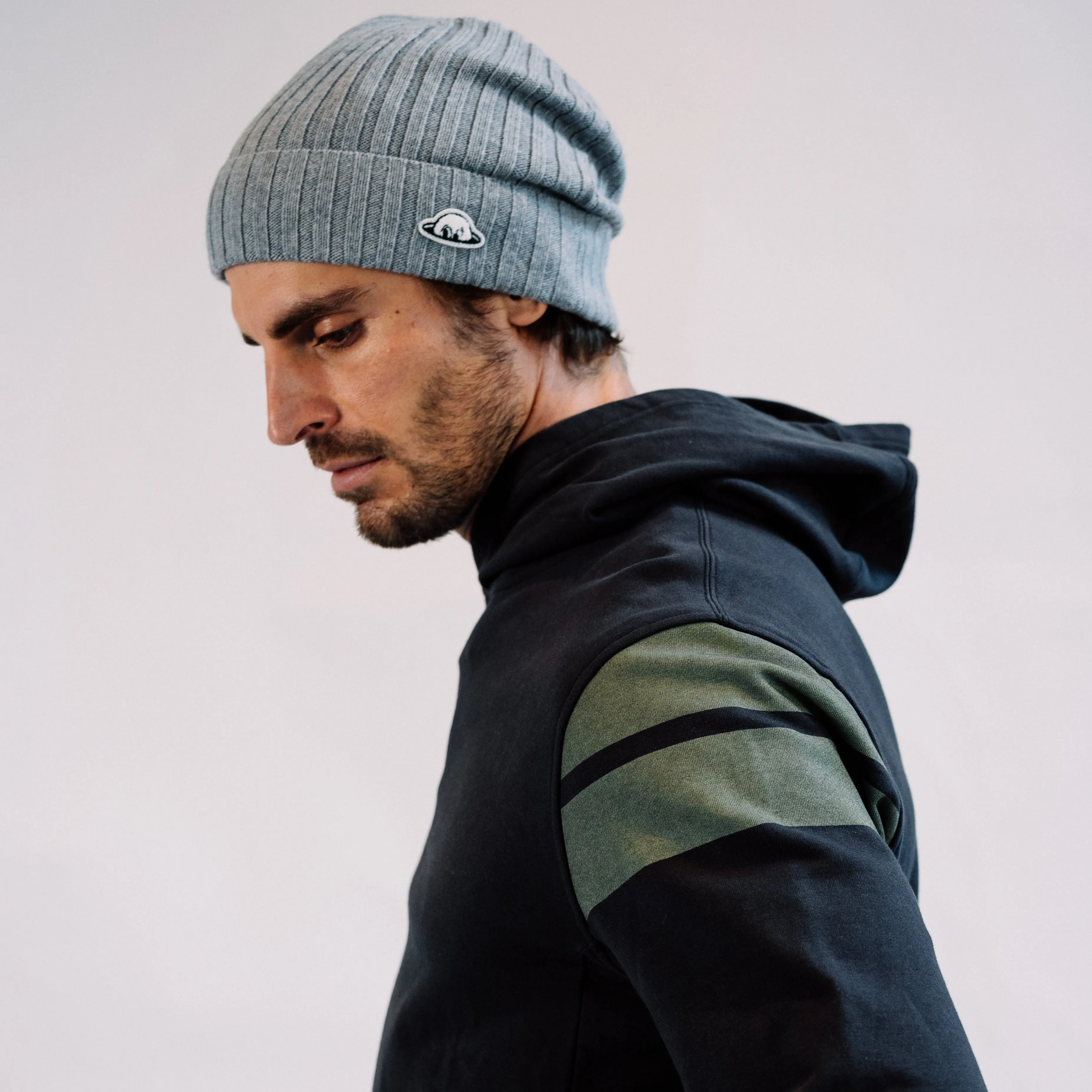 Higgins Cap Stripe Hoodie - Blue Graphite/Caper