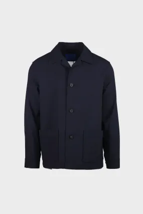 Hopsack Chore Jacket - Dark Navy