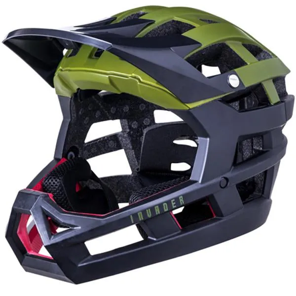 Kali Invader Enduro Helmet - Solid Matt Khaki-Black