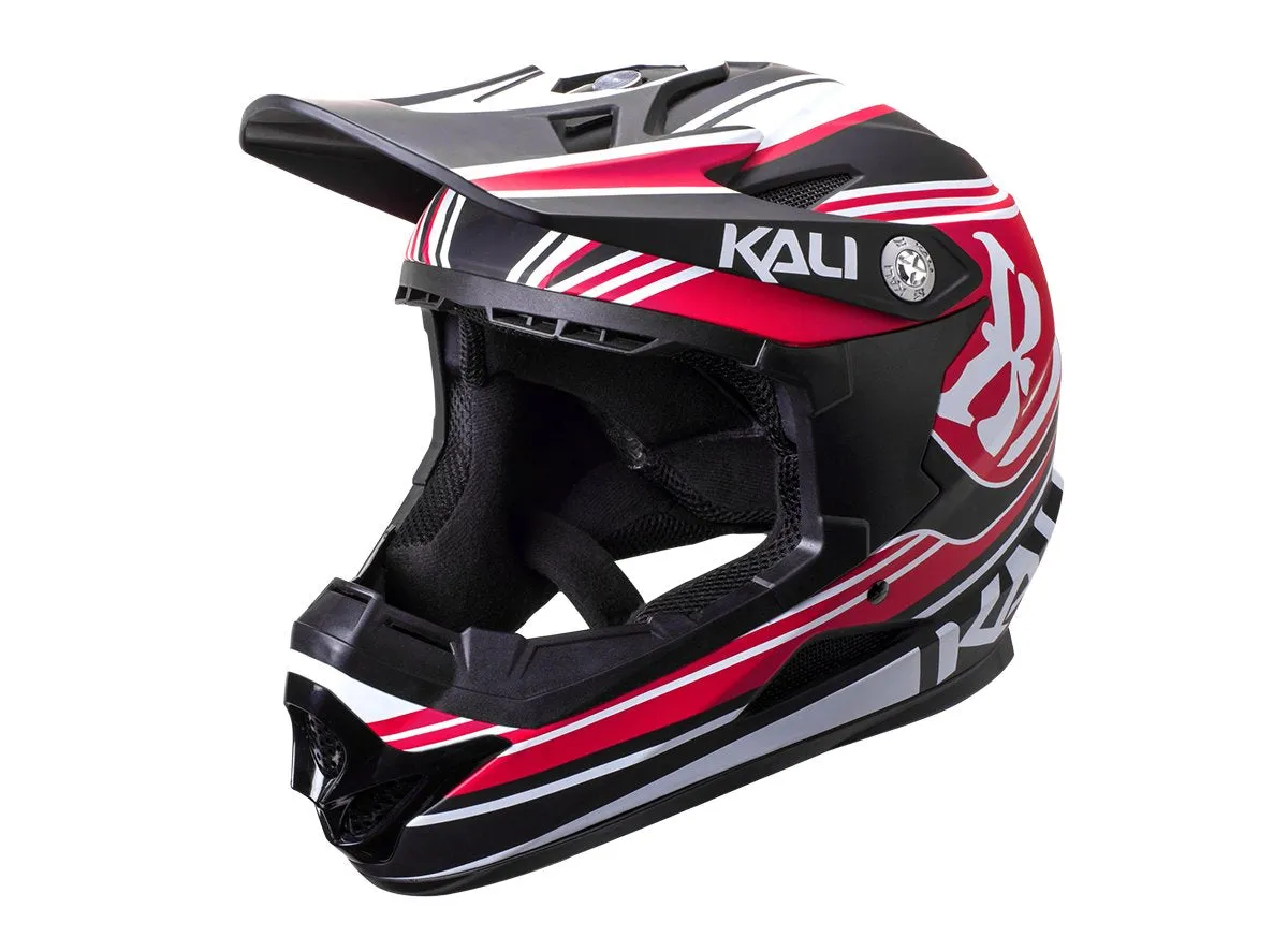 Kali Zoka Full Face Helmet - Slash - Red-Black