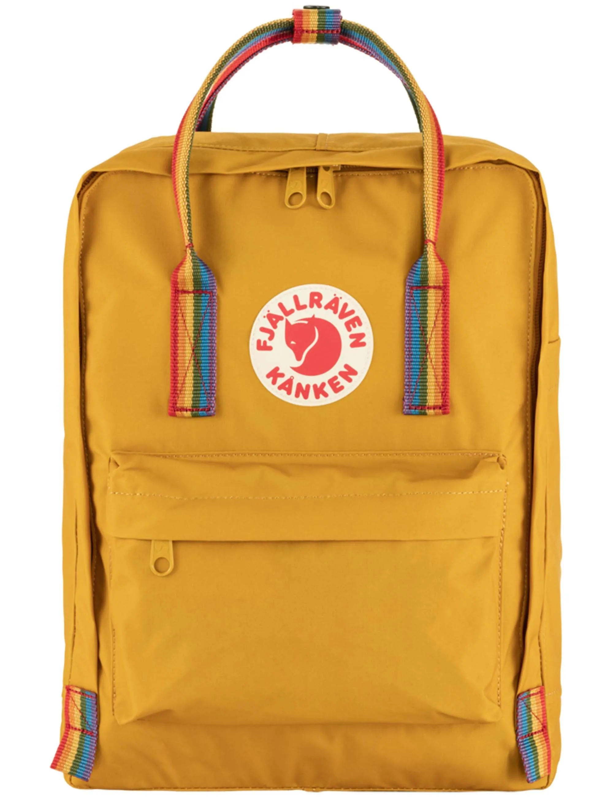 Kanken Classic Rainbow Backpack - Ochre-Rainbow Pattern