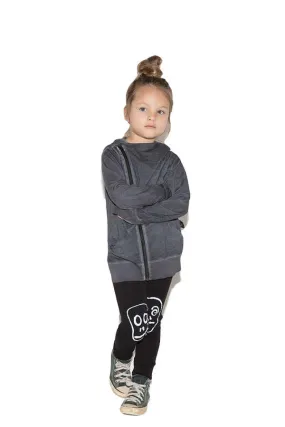 Kids Nununu Dyed Hoodie - Dyed Graphite