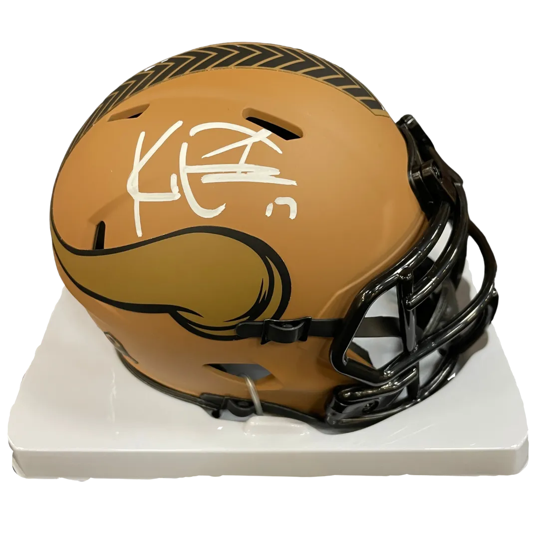 K.J. Osborn Autographed Minnesota Vikings Salute To Service Mini Helmet