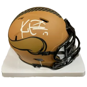 K.J. Osborn Autographed Minnesota Vikings Salute To Service Mini Helmet