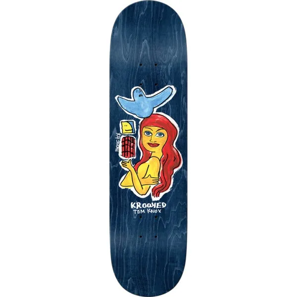 Krooked Skateboards Tom Knox Phone Box Skateboard Deck True Fit - 8.25" x 31.5"