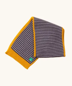 LGR Dreamy Blue Striped Knitted Scarf