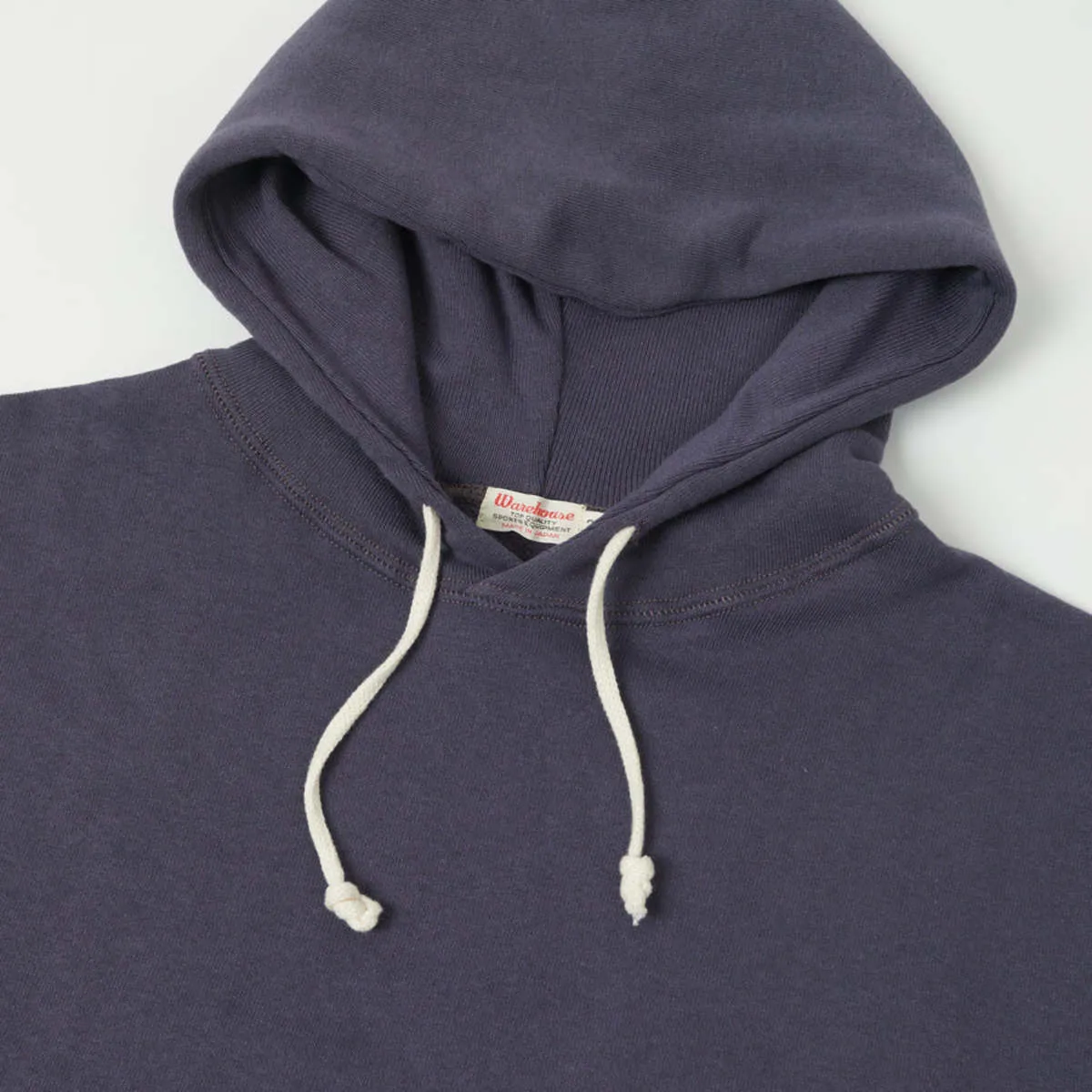 Lot 450 Two Needle Loopwheel Hoodie - Navy