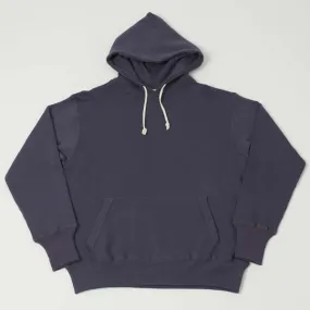 Lot 450 Two Needle Loopwheel Hoodie - Navy