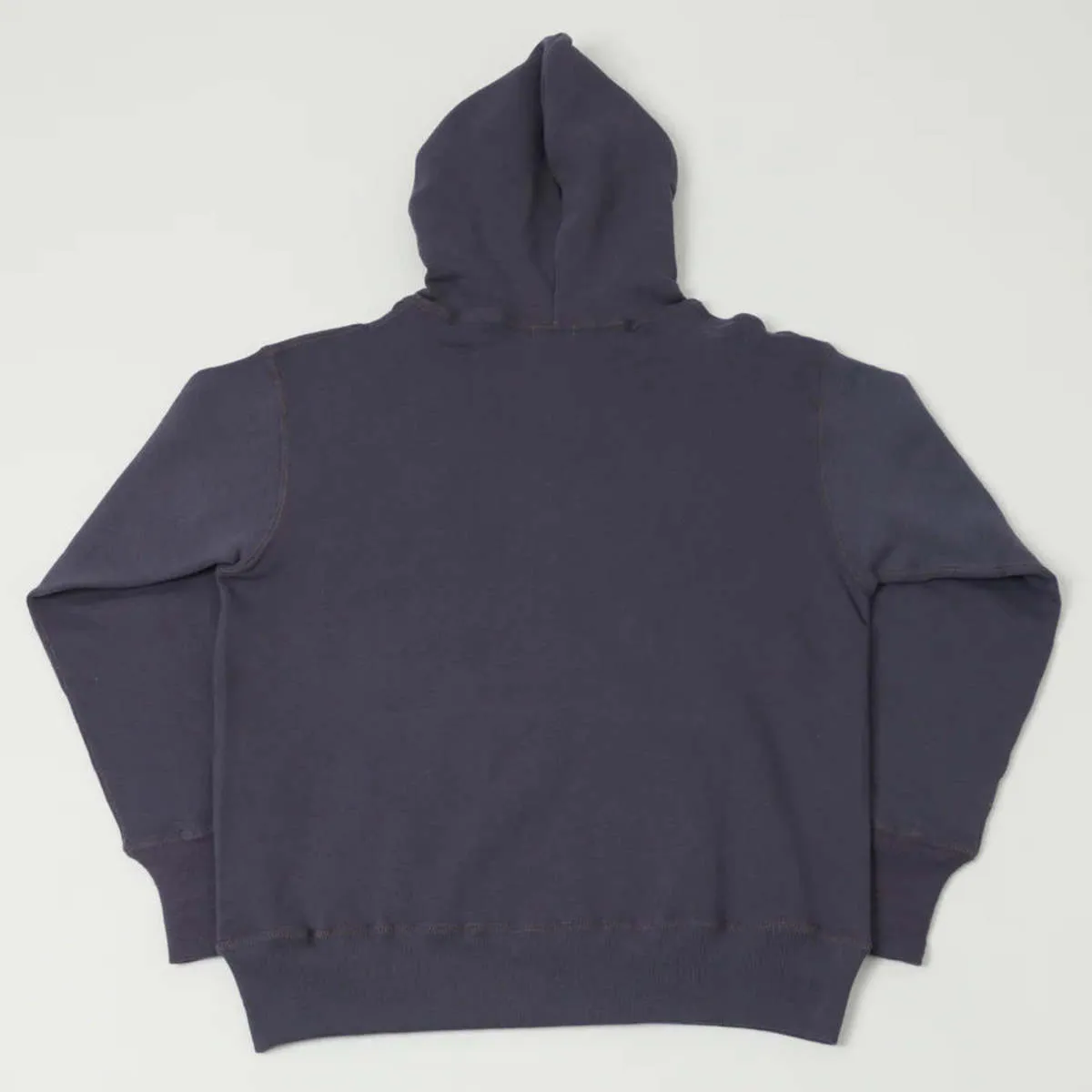 Lot 450 Two Needle Loopwheel Hoodie - Navy