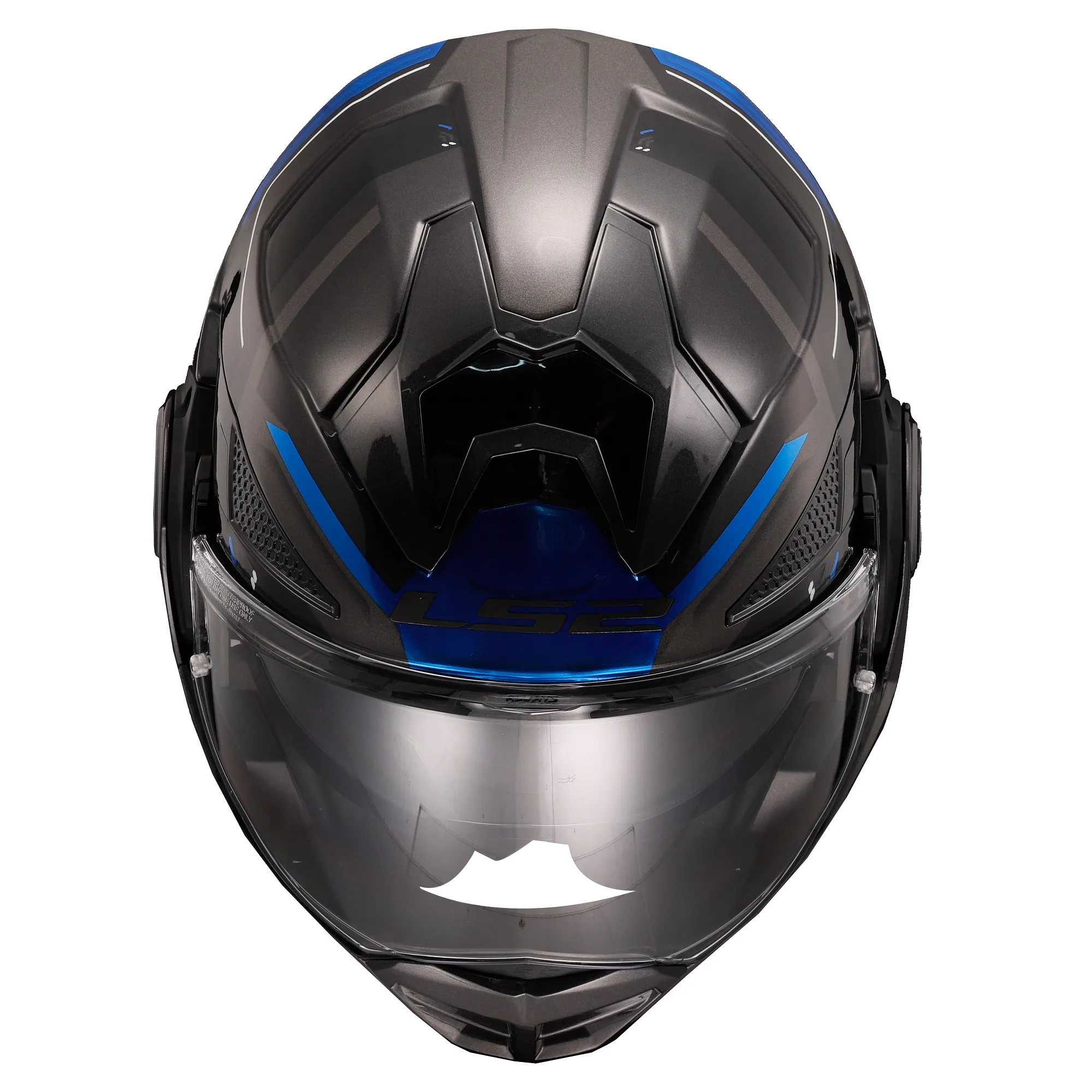 LS2 FF901 Advant X Spectrum Helmet - Black/Titanium/Blue