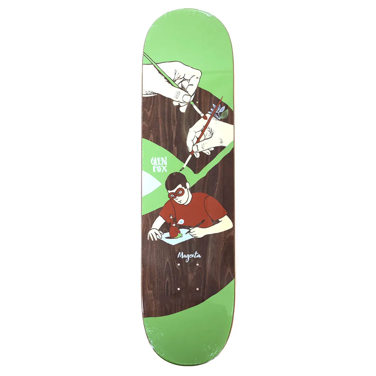 MAGENTA SKATEBOARDS GLEN FOX EXTRAVISION DECK SIZE VARIANT