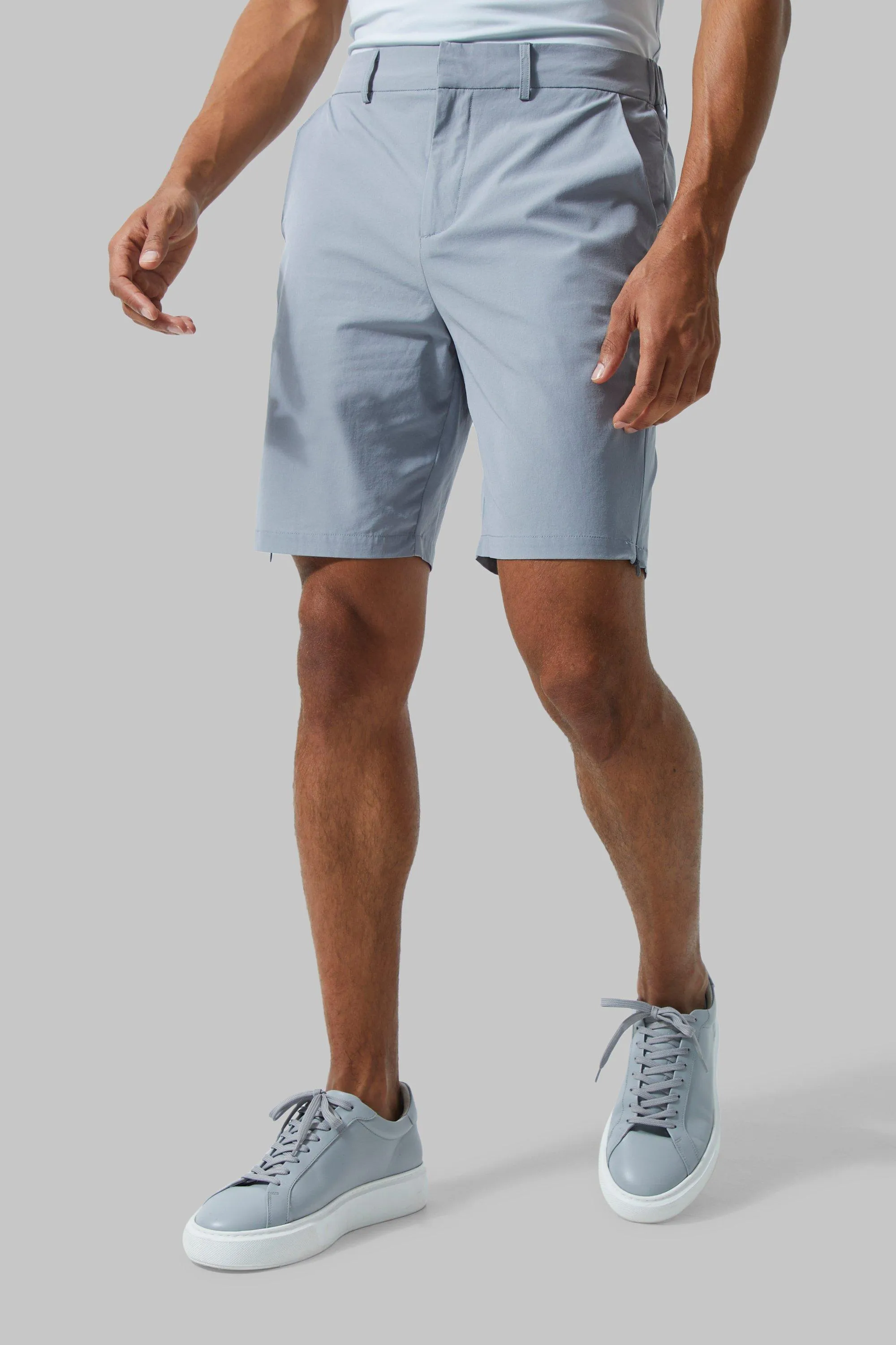 Man Active Stretch Golf Shorts | boohooMAN UK