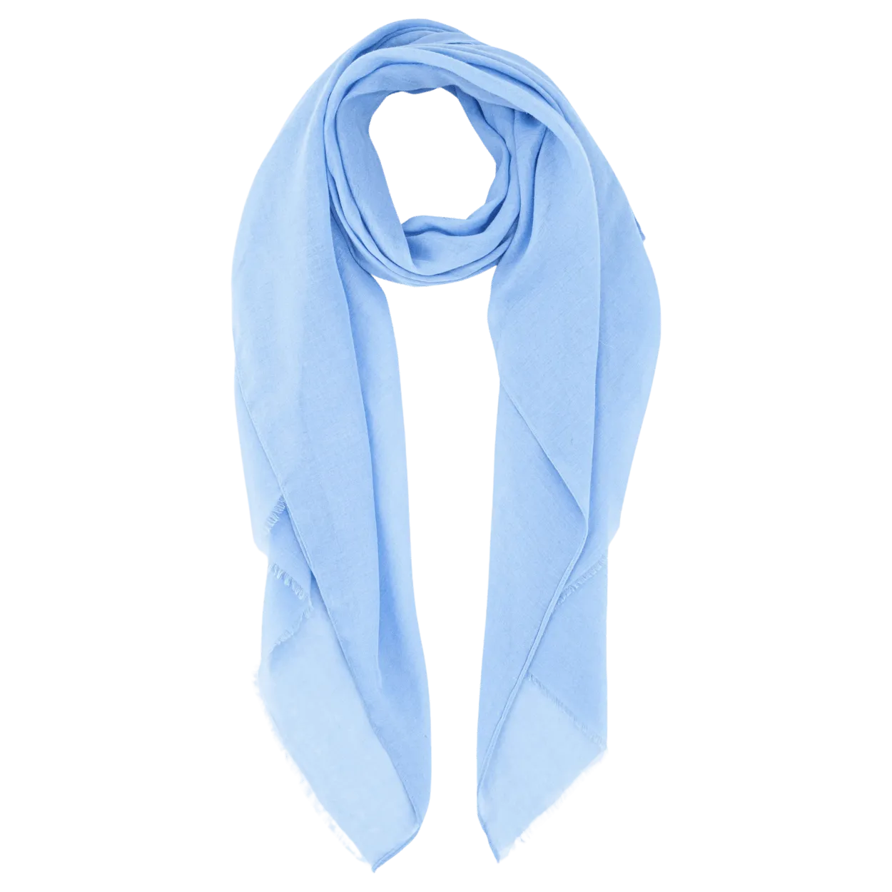 Miss Shorthair Plain Solid Colour Lightweight Scarf