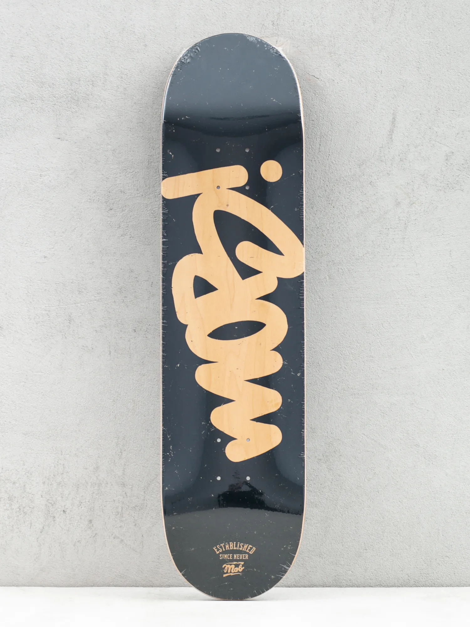 Mob Skateboards Tag Logo Deck (black)