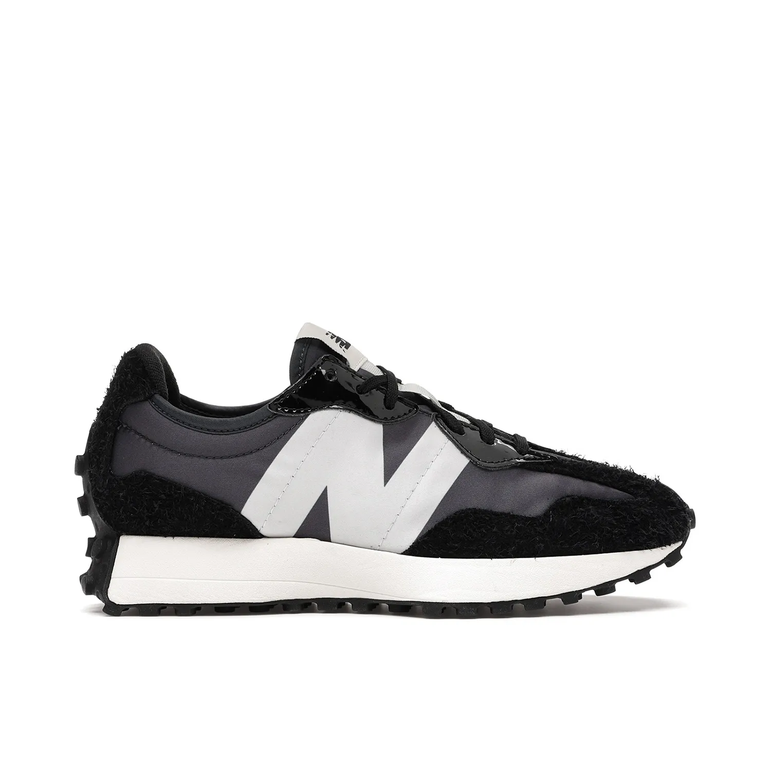 New Balance 327 Black Grey Womens | WS327SFC | Laced