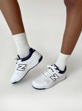 New Balance 480 White / Navy