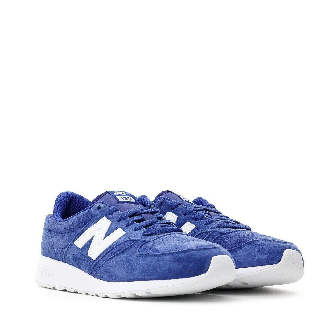 NEW BALANCE LIFESTYLE RE-ENGINEERED REVLITE BLUE WHITE SUEDE MRL420SB ***