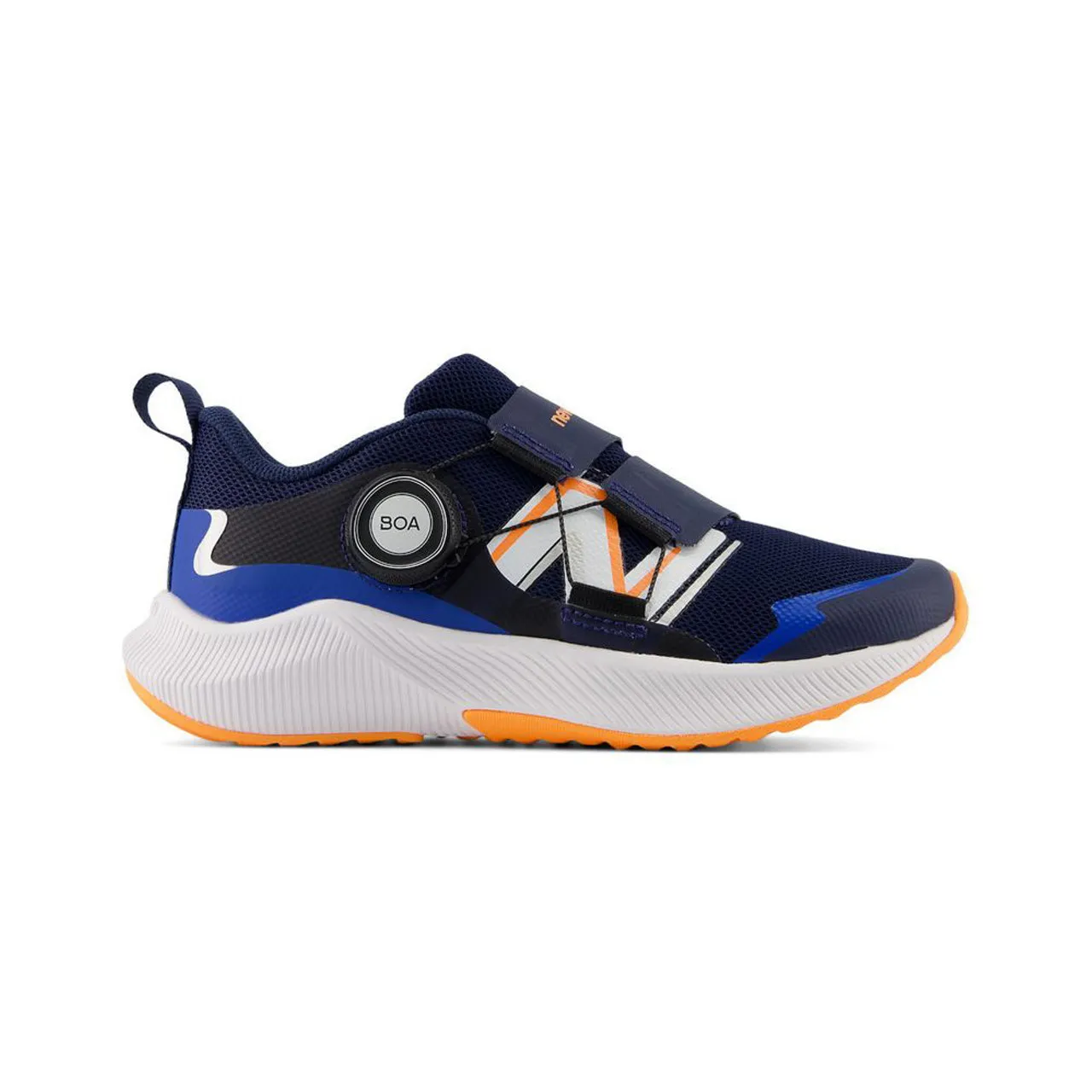 New Balance Little Kids DynaSoft Reveal v4 BOA - NB Navy / Hot Mango