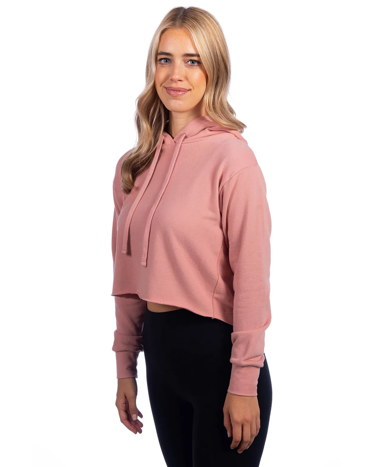 Next Level 9384 Ladies' Cropped Pullover Hooded Sweatshirt