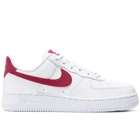 Nike Air Force 1 '07 LE WMNS ''White/Noble Red''