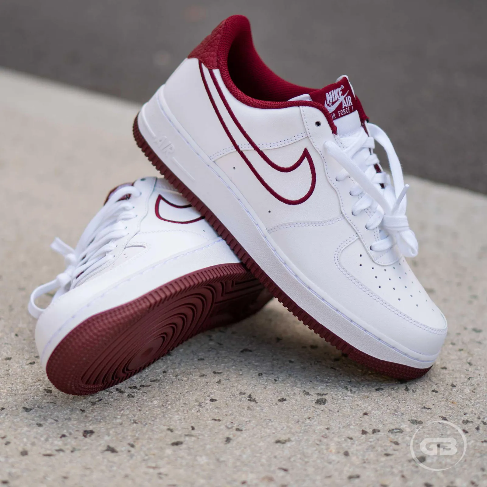 Nike Air Force 1 '07 Leather ''White/Team Red''